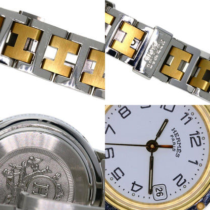 HERMES Clipper Watches CL4.220 Stainless Steel/SSxGP Ladies
