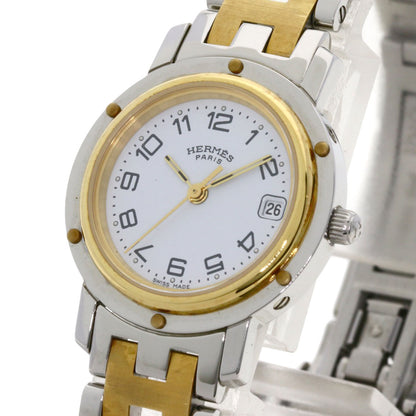 HERMES Clipper Watches CL4.220 Stainless Steel/SSxGP Ladies