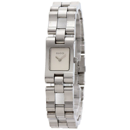 GUCCI Square face Watches 2305L Stainless Steel/Stainless Steel Ladies
