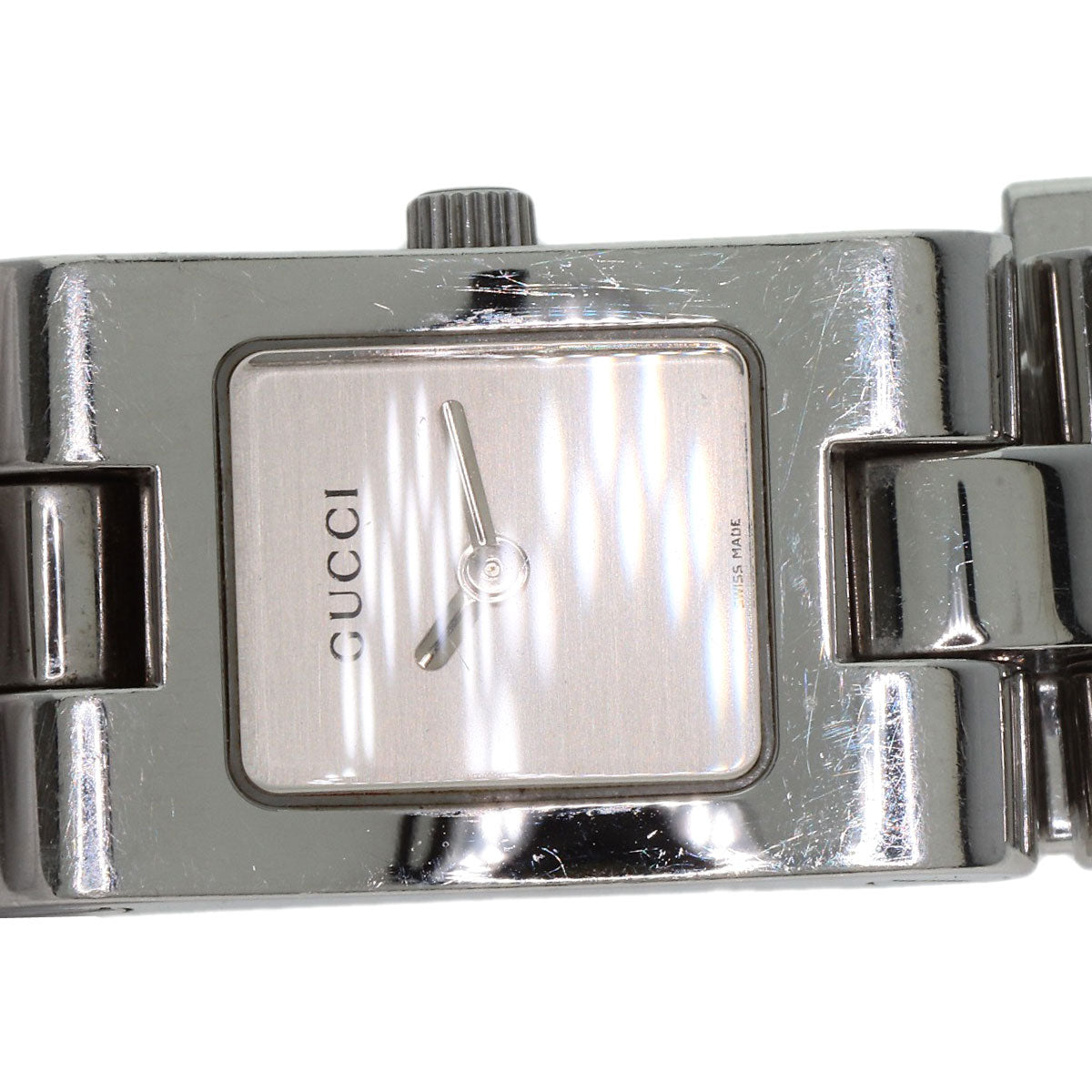 GUCCI Square face Watches 2305L Stainless Steel/Stainless Steel Ladies