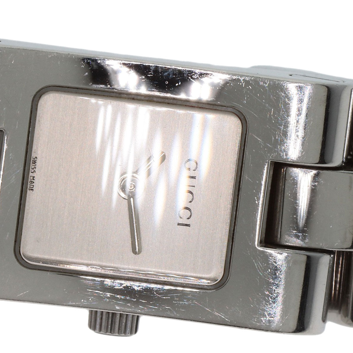GUCCI Square face Watches 2305L Stainless Steel/Stainless Steel Ladies