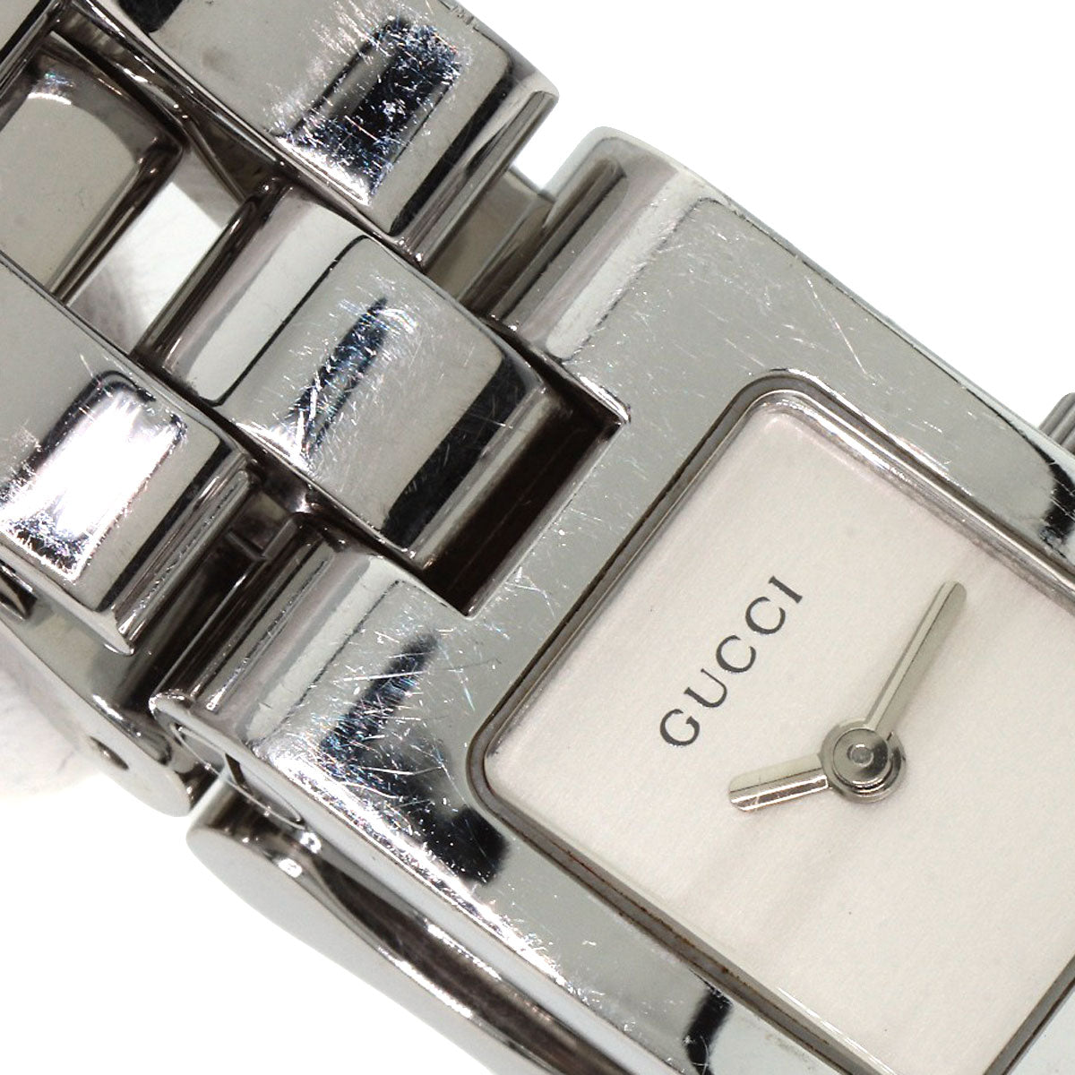 GUCCI Square face Watches 2305L Stainless Steel/Stainless Steel Ladies
