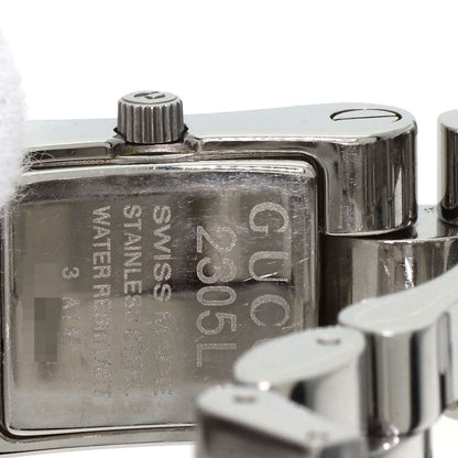 GUCCI Square face Watches 2305L Stainless Steel/Stainless Steel Ladies