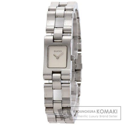 GUCCI Square face Watches 2305L Stainless Steel/Stainless Steel Ladies