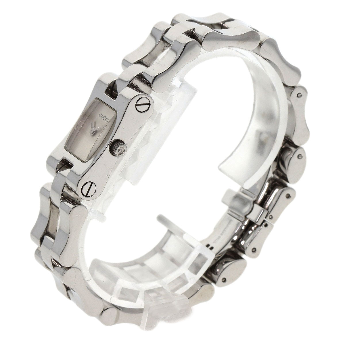 GUCCI Square face Watches 2305L Stainless Steel/Stainless Steel Ladies