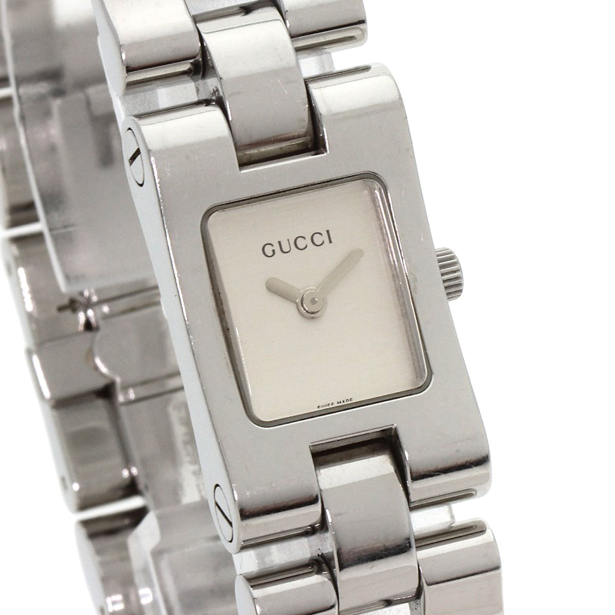 GUCCI Square face Watches 2305L Stainless Steel/Stainless Steel Ladies