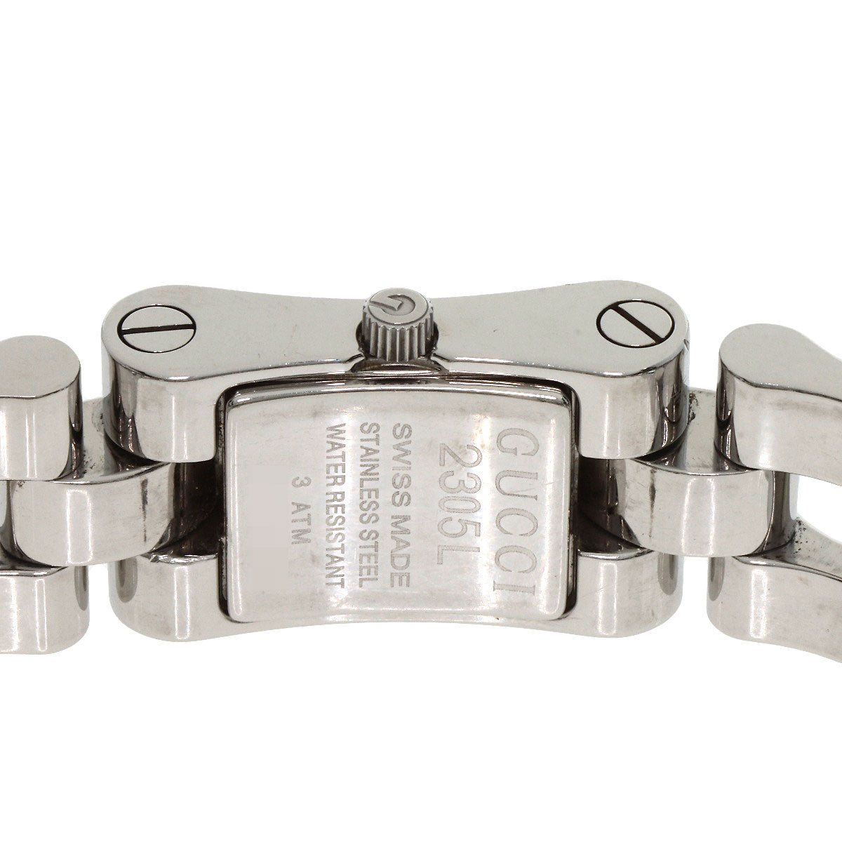 GUCCI Square face Watches 2305L Stainless Steel/Stainless Steel Ladies