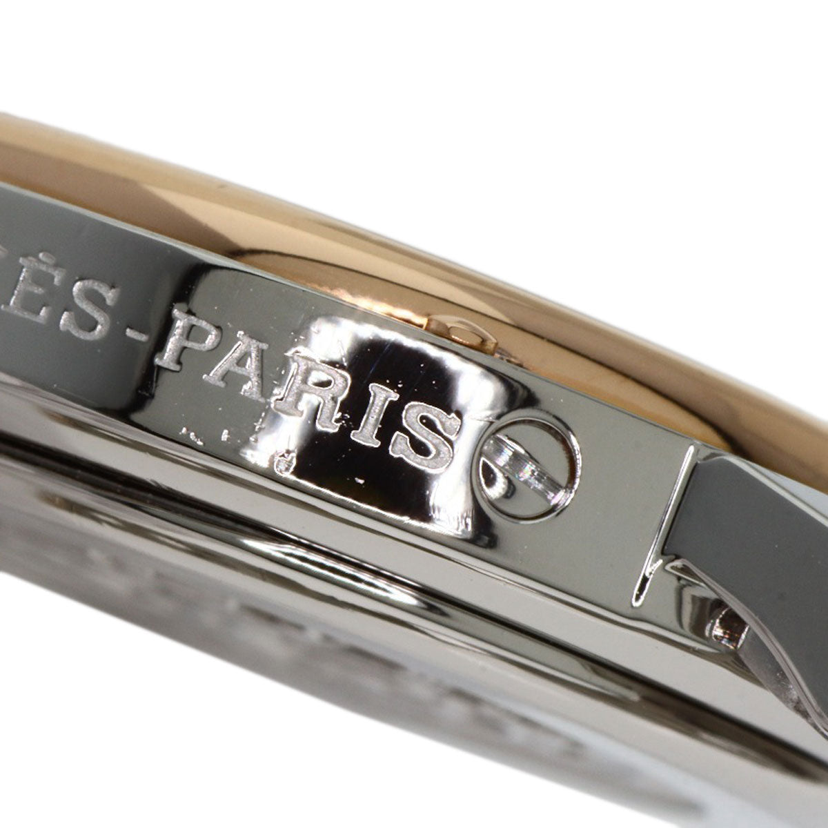 HERMES Clipper new buckle Watches CL4.221 Stainless Steel/SSxPGP Ladies