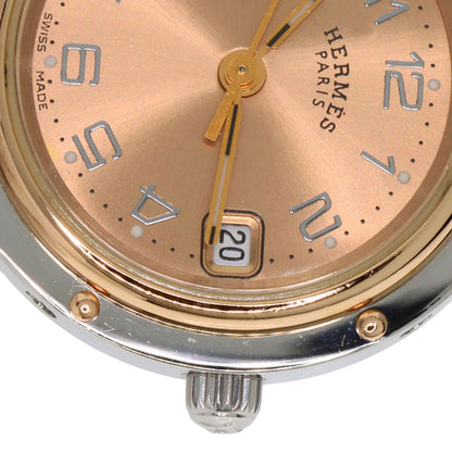 HERMES Clipper new buckle Watches CL4.221 Stainless Steel/SSxPGP Ladies