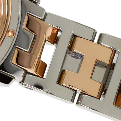 HERMES Clipper new buckle Watches CL4.221 Stainless Steel/SSxPGP Ladies