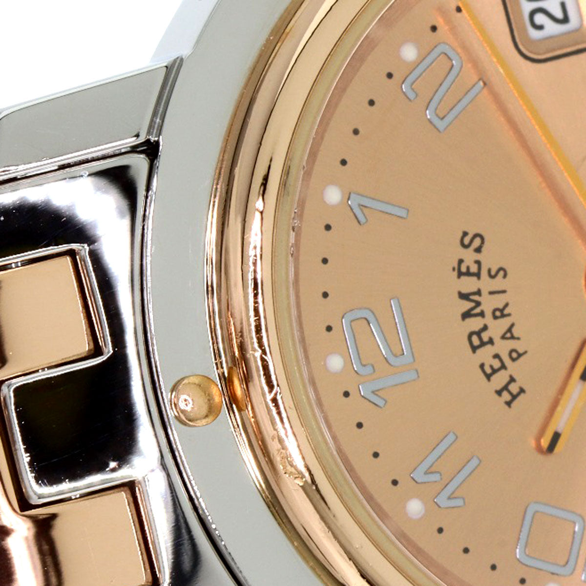 HERMES Clipper new buckle Watches CL4.221 Stainless Steel/SSxPGP Ladies