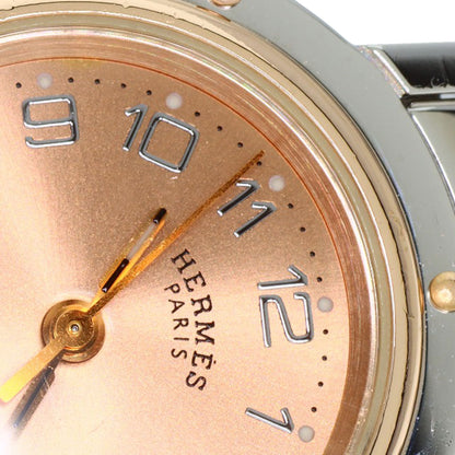 HERMES Clipper new buckle Watches CL4.221 Stainless Steel/SSxPGP Ladies