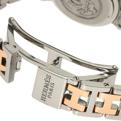 HERMES Clipper new buckle Watches CL4.221 Stainless Steel/SSxPGP Ladies