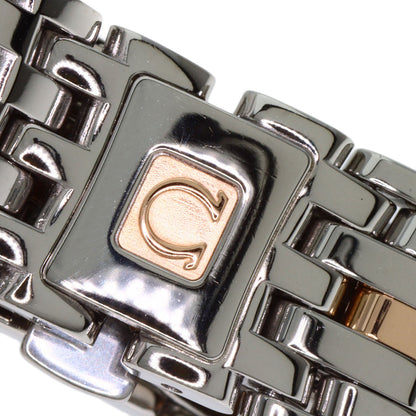 OMEGA De Ville Prestige Watches 424.20.27.60.13.001 Stainless Steel/SSxK18RG Ladies