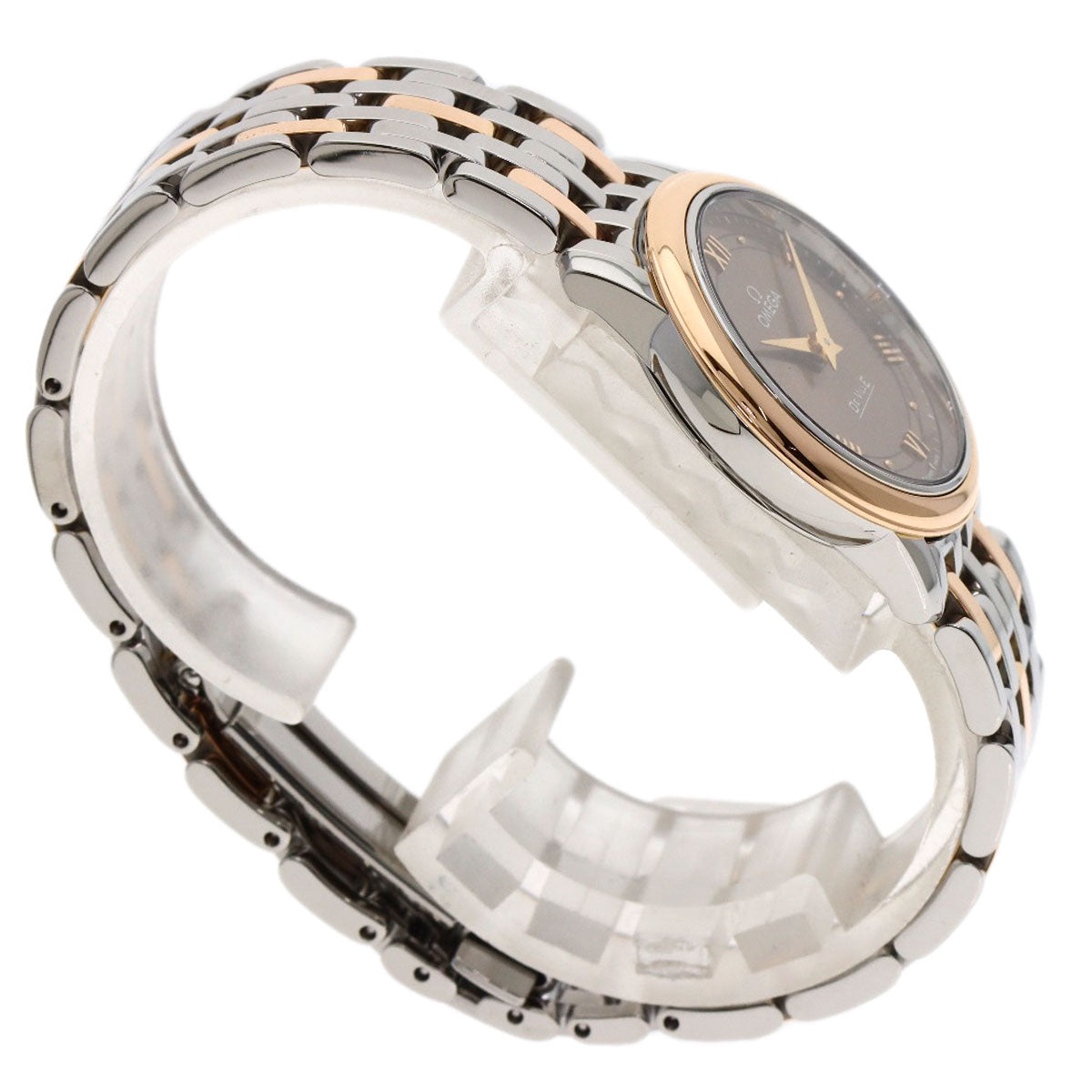 OMEGA De Ville Prestige Watches 424.20.27.60.13.001 Stainless Steel/SSxK18RG Ladies