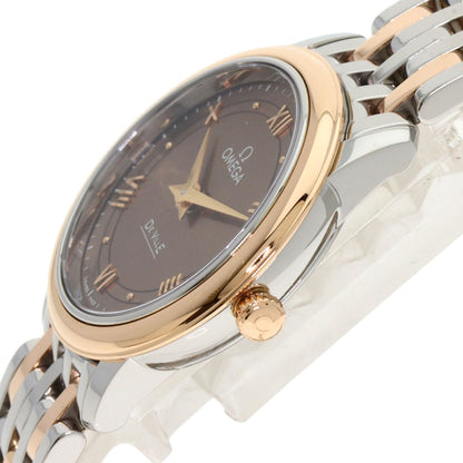 OMEGA De Ville Prestige Watches 424.20.27.60.13.001 Stainless Steel/SSxK18RG Ladies