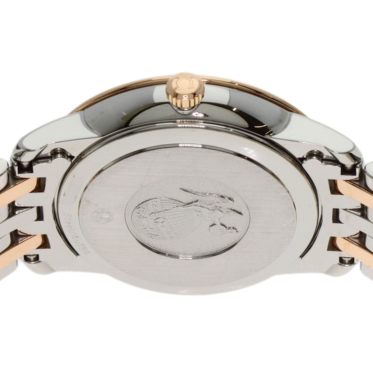 OMEGA De Ville Prestige Watches 424.20.27.60.13.001 Stainless Steel/SSxK18RG Ladies