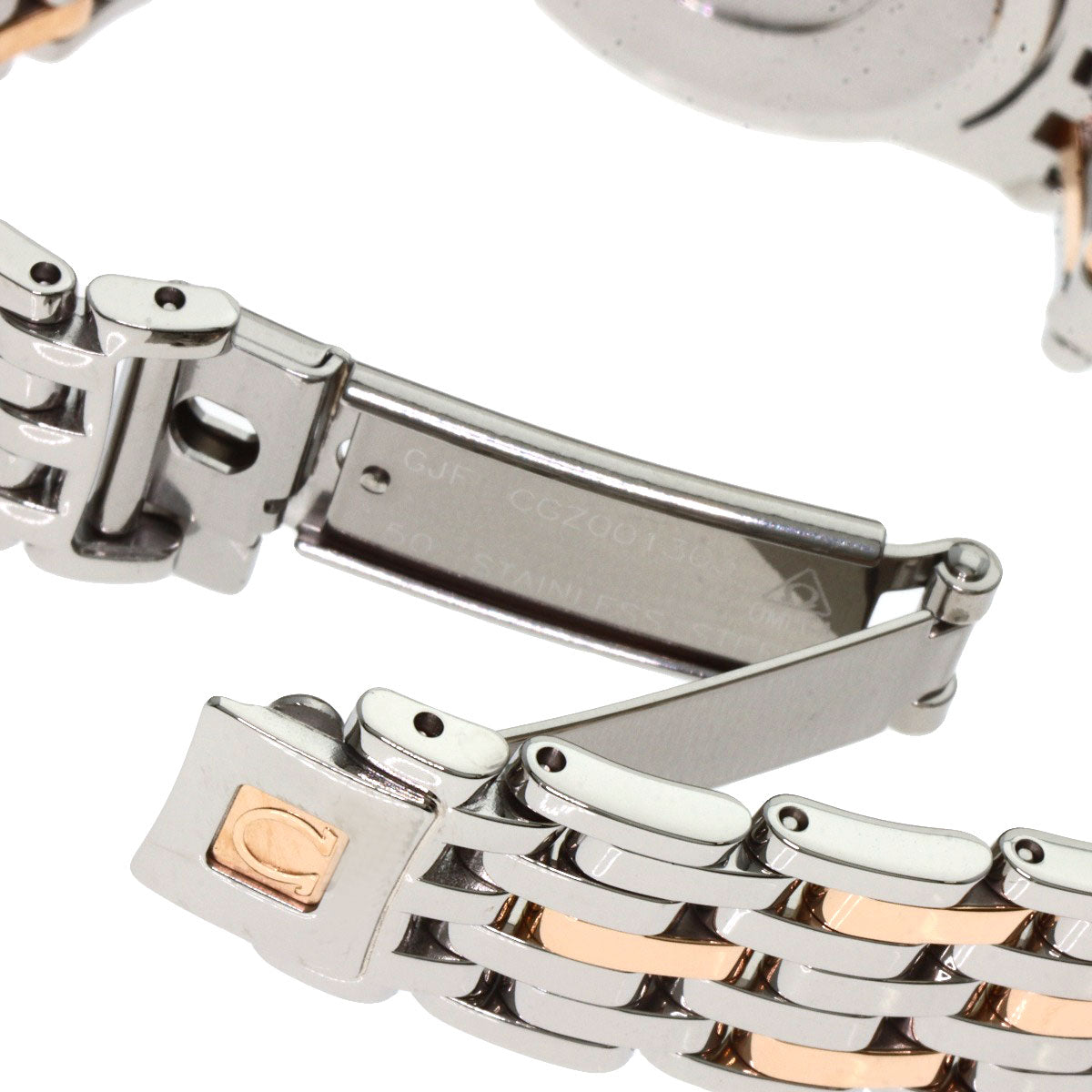 OMEGA De Ville Prestige Watches 424.20.27.60.13.001 Stainless Steel/SSxK18RG Ladies