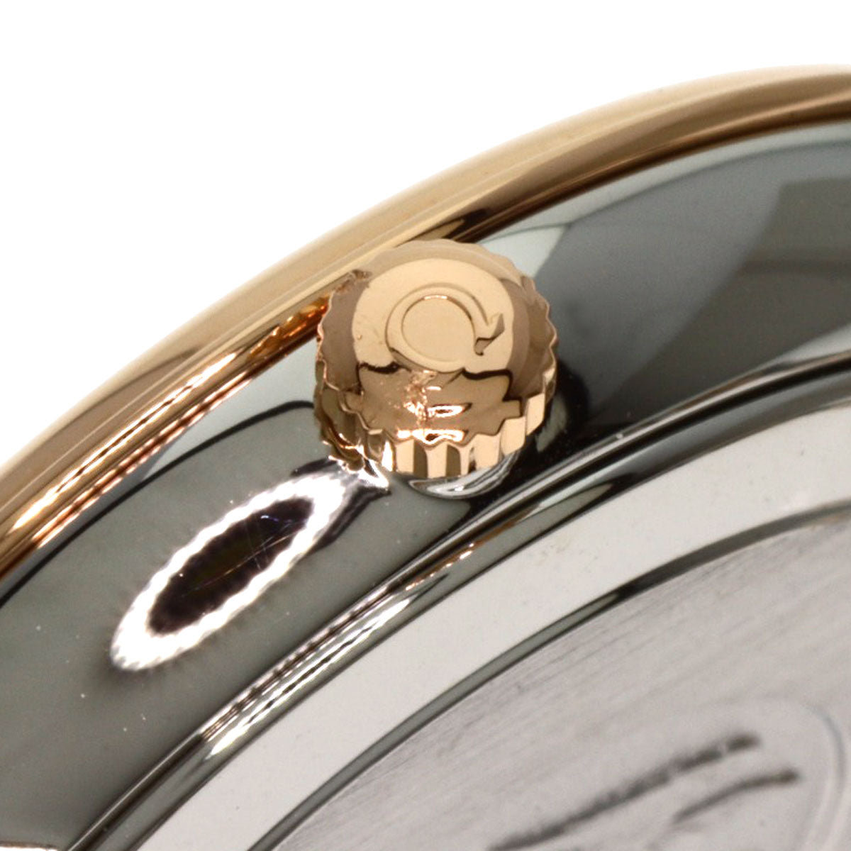 OMEGA De Ville Prestige Watches 424.20.27.60.13.001 Stainless Steel/SSxK18RG Ladies