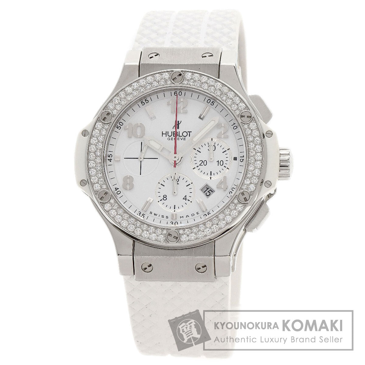 HUBLOT Big Bang St. Moritz Bezel Diamond Watches 301.SE.230.RW.114 Stainless Steel/Rubber mens