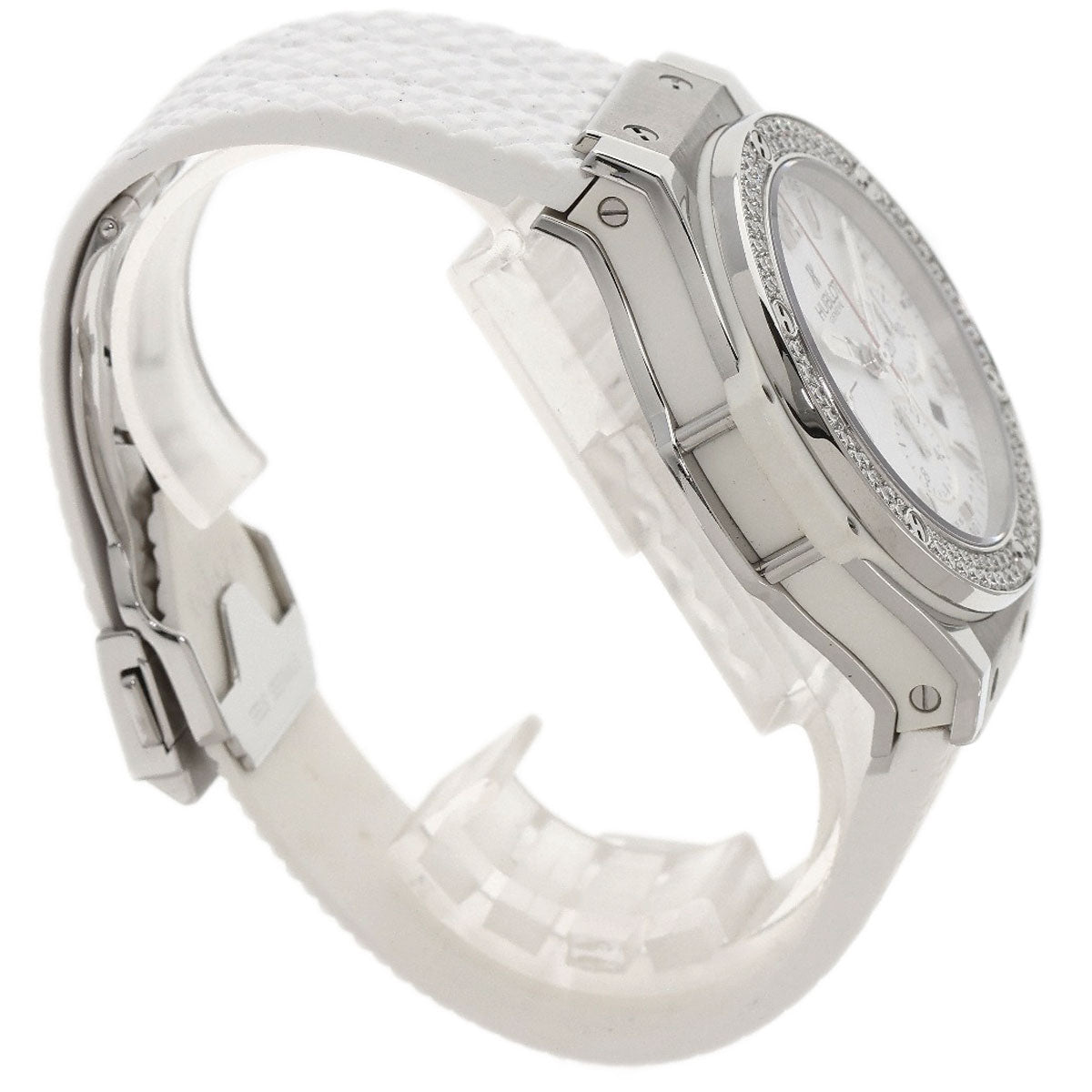 HUBLOT Big Bang St. Moritz Bezel Diamond Watches 301.SE.230.RW.114 Stainless Steel/Rubber mens