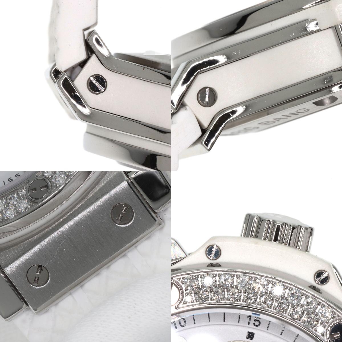 HUBLOT Big Bang St. Moritz Bezel Diamond Watches 301.SE.230.RW.114 Stainless Steel/Rubber mens