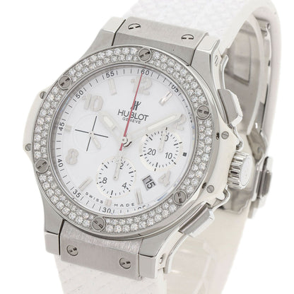 HUBLOT Big Bang St. Moritz Bezel Diamond Watches 301.SE.230.RW.114 Stainless Steel/Rubber mens