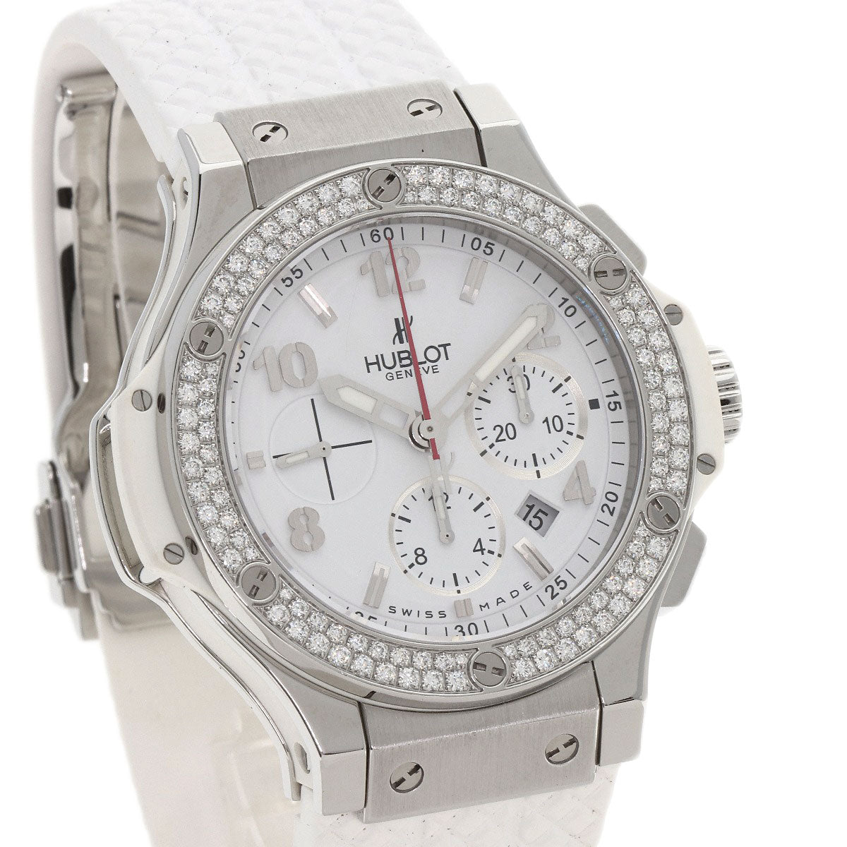 HUBLOT Big Bang St. Moritz Bezel Diamond Watches 301.SE.230.RW.114 Stainless Steel/Rubber mens