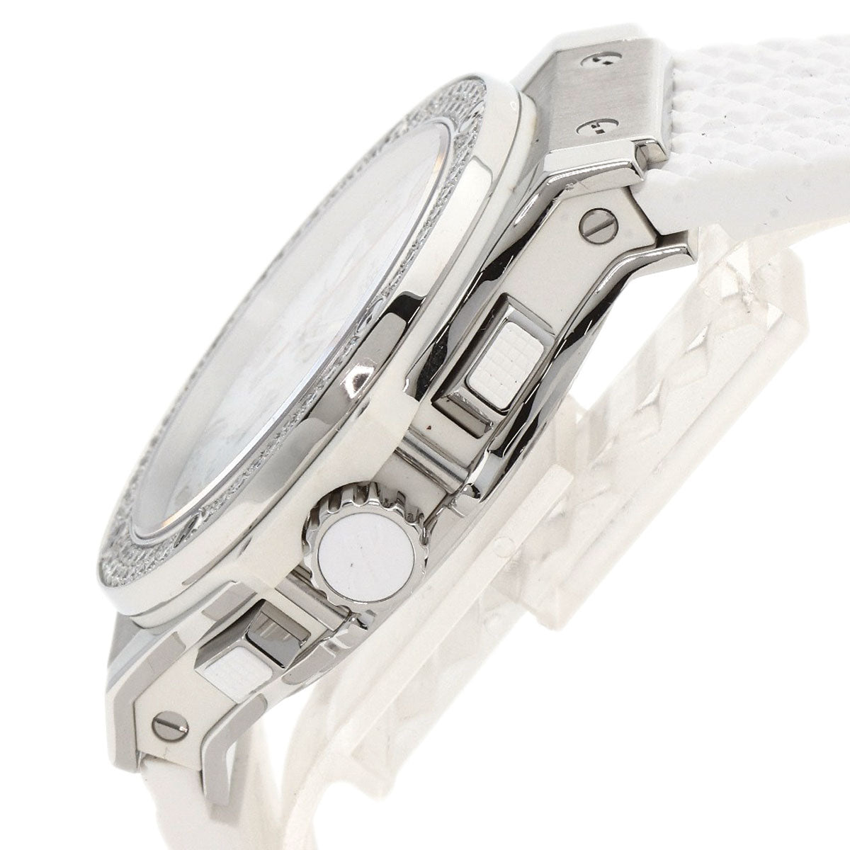 HUBLOT Big Bang St. Moritz Bezel Diamond Watches 301.SE.230.RW.114 Stainless Steel/Rubber mens