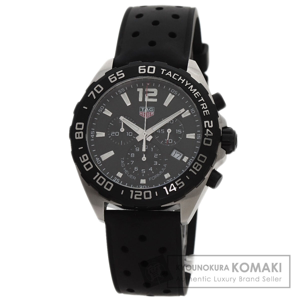 TAG HEUER FORMULA1 chronograph Watches CAZ1010 Stainless Steel/Rubber mens