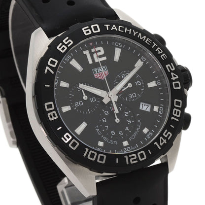 TAG HEUER FORMULA1 chronograph Watches CAZ1010 Stainless Steel/Rubber mens