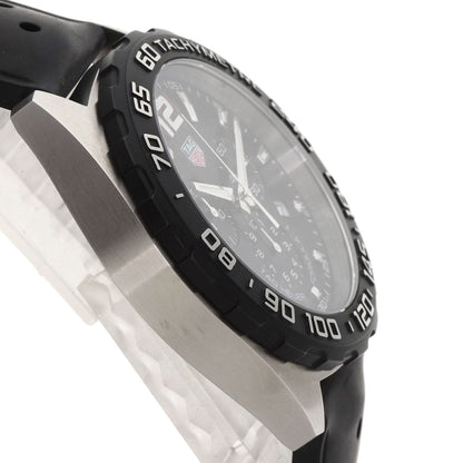 TAG HEUER FORMULA1 chronograph Watches CAZ1010 Stainless Steel/Rubber mens