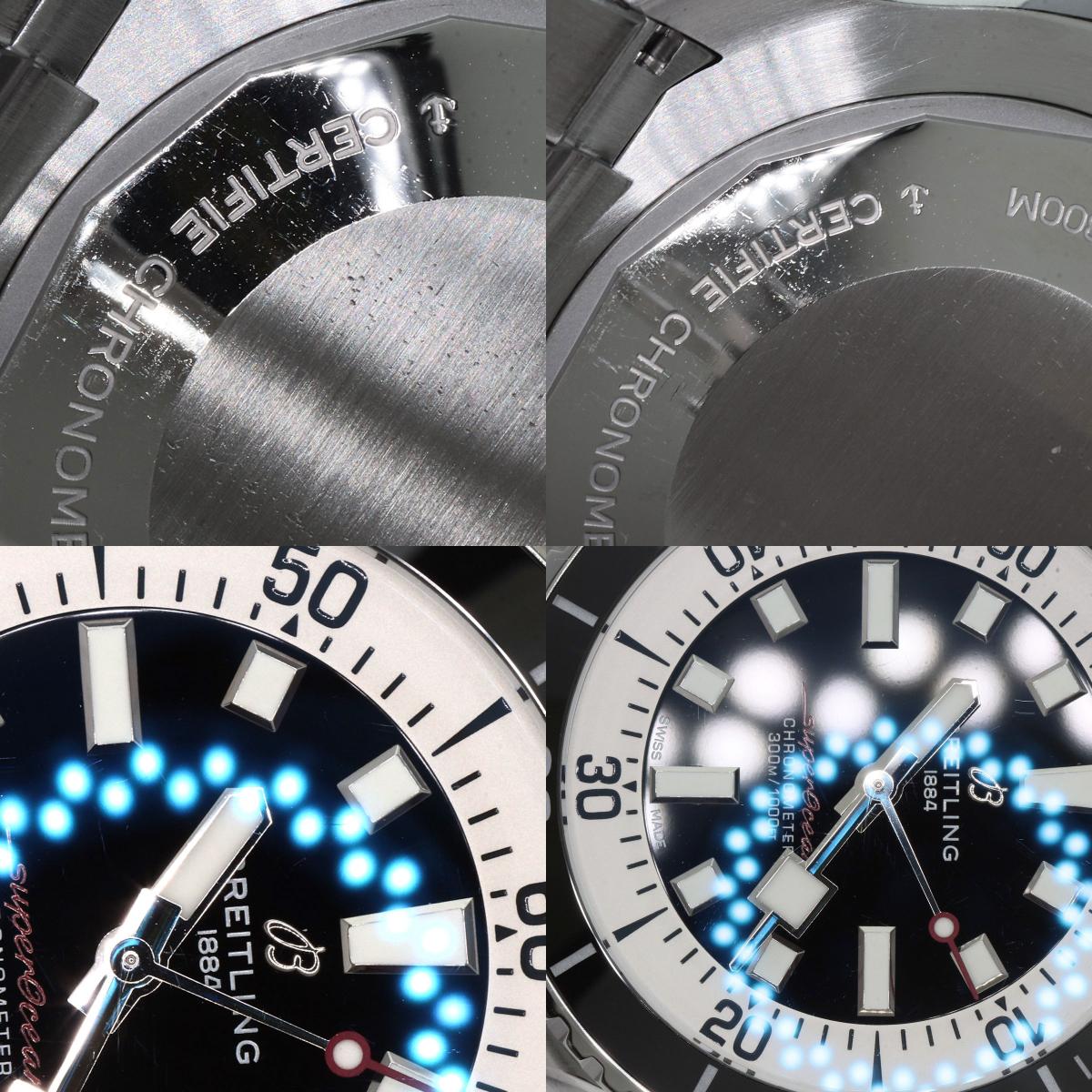 BREITLING Super Ocean Automatic 44 Watches A17376 Stainless Steel/Stainless Steel mens