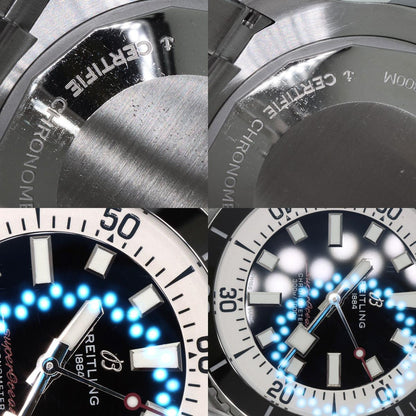 BREITLING Super Ocean Automatic 44 Watches A17376 Stainless Steel/Stainless Steel mens