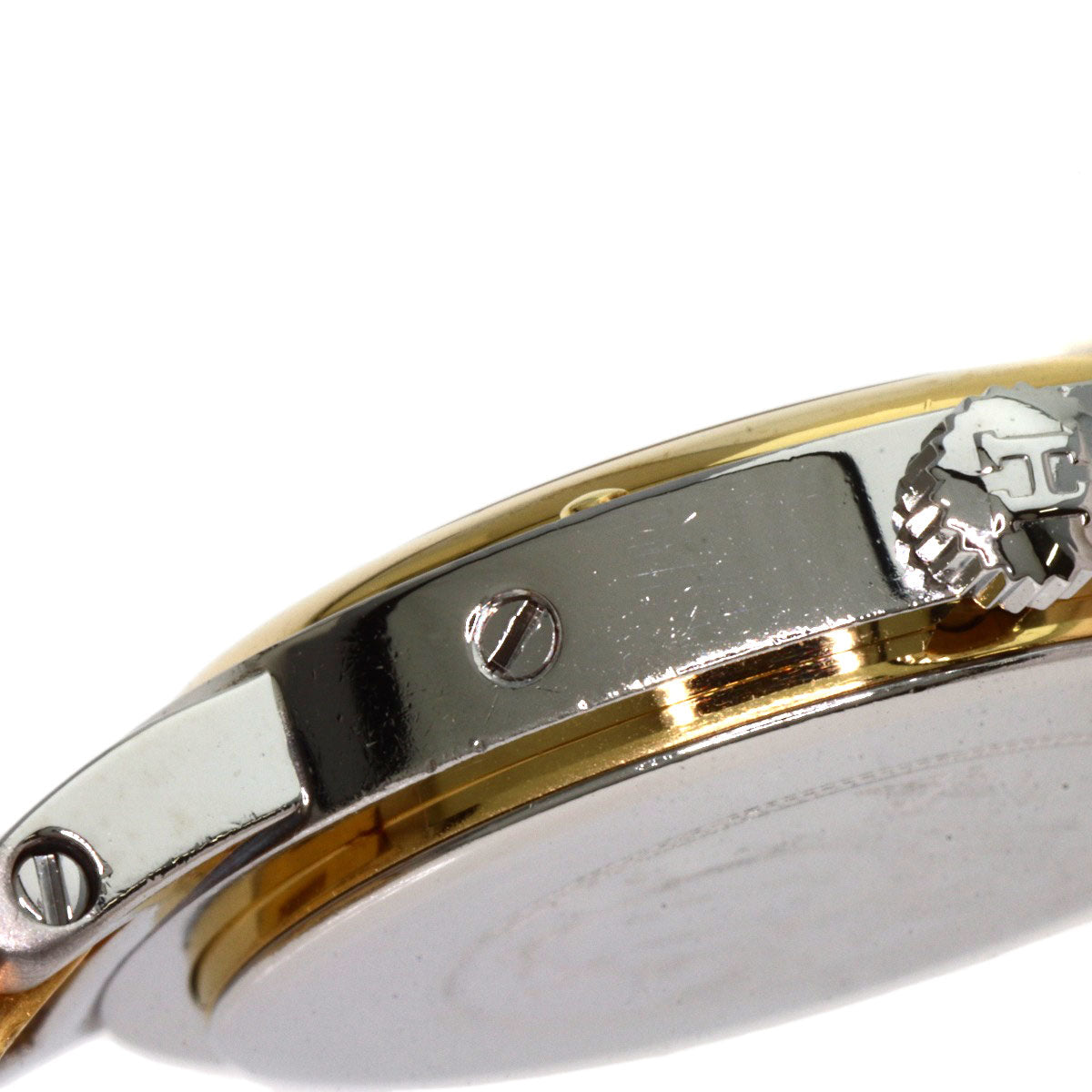 HERMES clipper old buckle Watches Stainless Steel/SSxGP Ladies