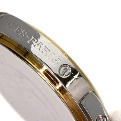 HERMES clipper old buckle Watches Stainless Steel/SSxGP Ladies