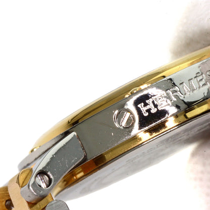 HERMES clipper old buckle Watches Stainless Steel/SSxGP Ladies