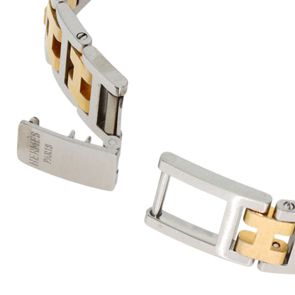 HERMES clipper old buckle Watches Stainless Steel/SSxGP Ladies