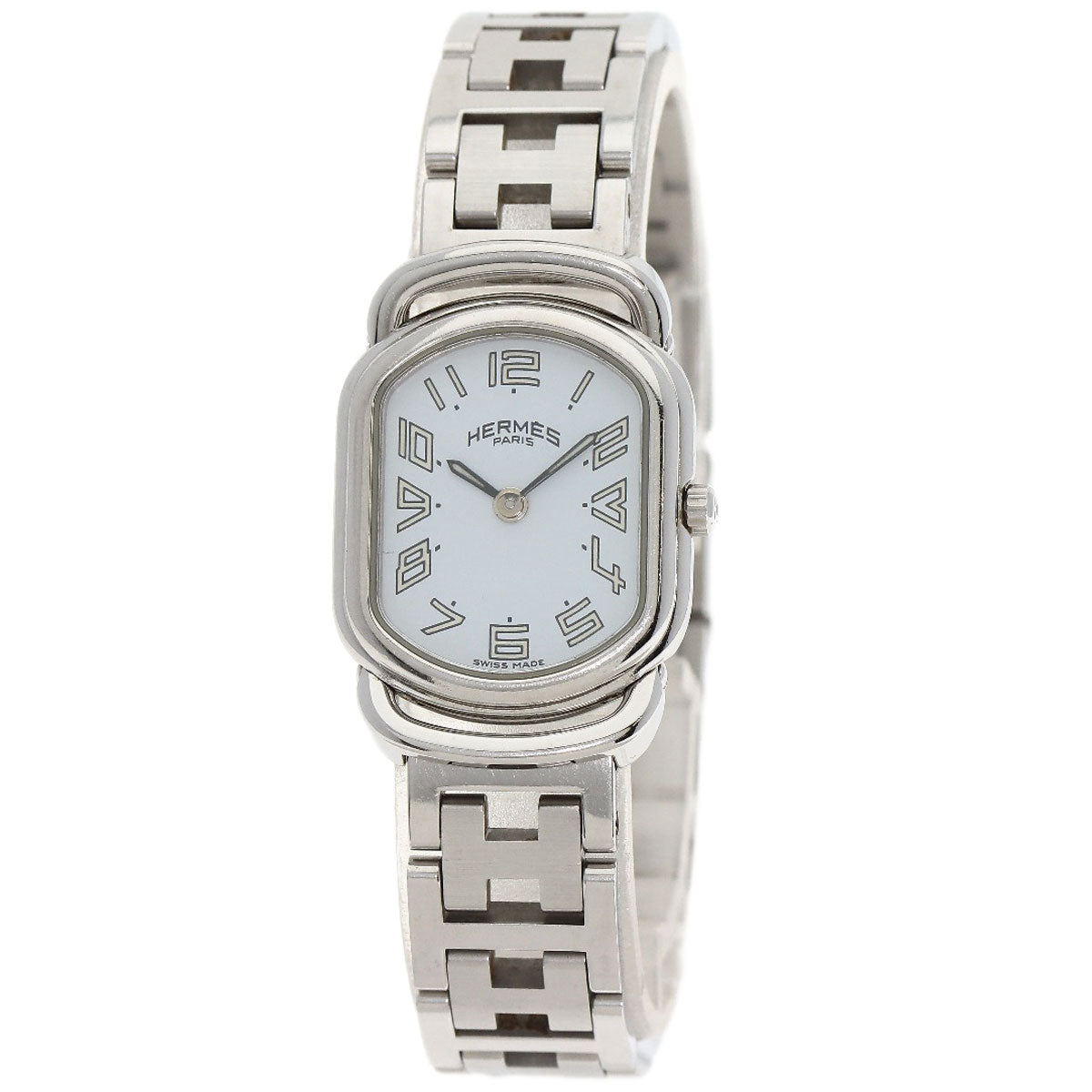 HERMES Arceau New Buckle Watches AR1.210 Stainless Steel/Stainless Steel Ladies