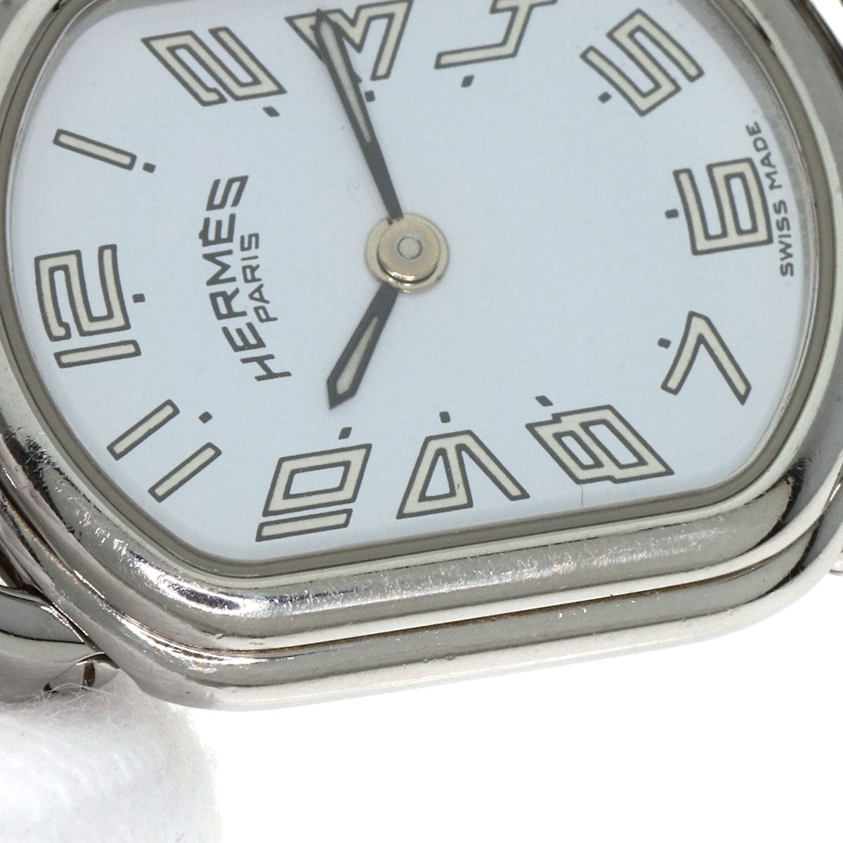 HERMES Arceau New Buckle Watches AR1.210 Stainless Steel/Stainless Steel Ladies