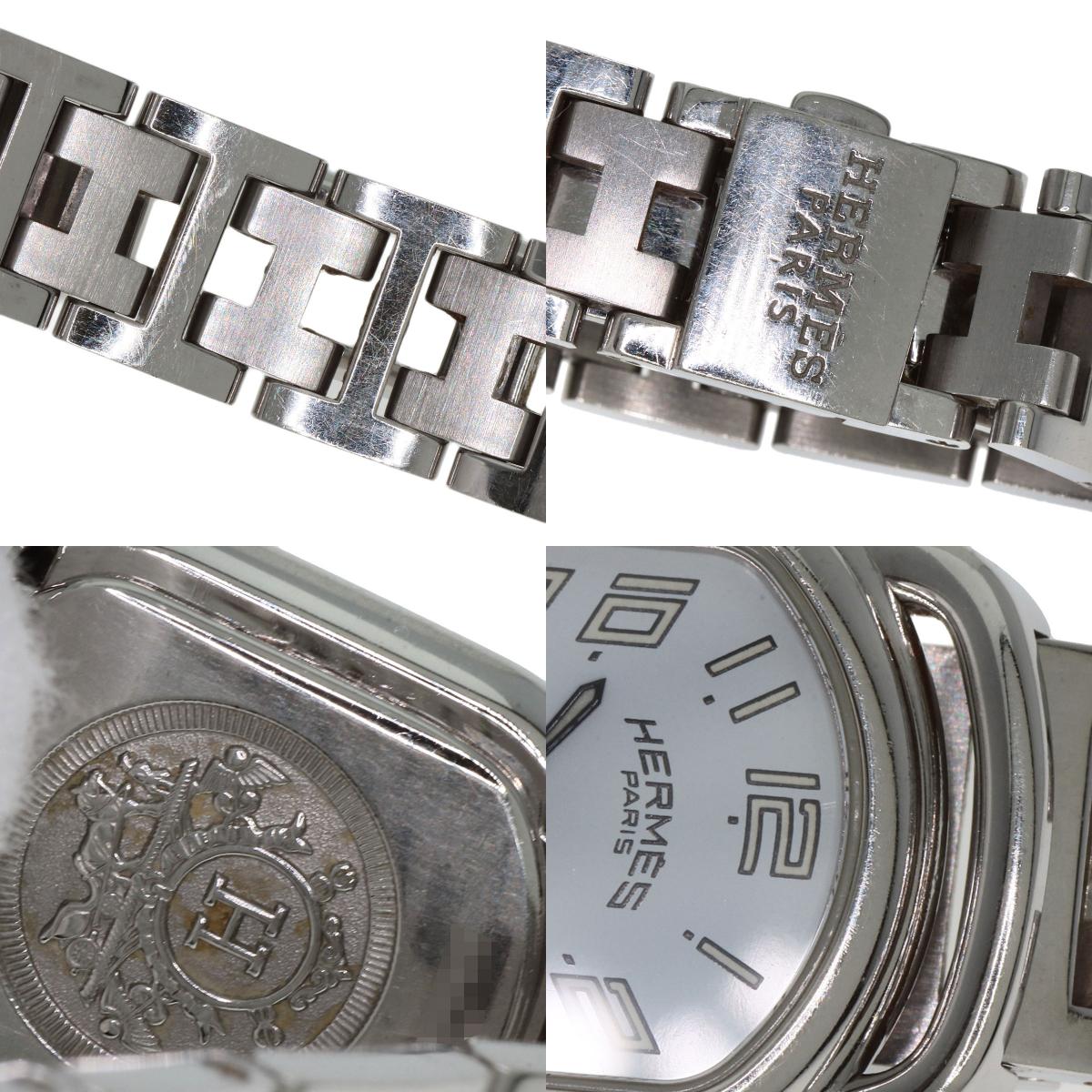 HERMES Arceau New Buckle Watches AR1.210 Stainless Steel/Stainless Steel Ladies