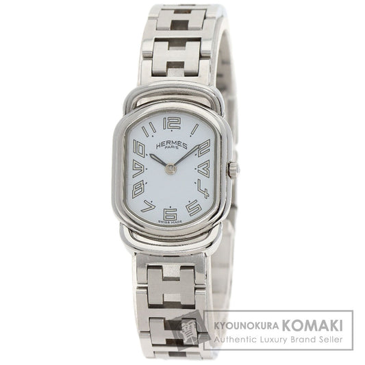 HERMES Arceau New Buckle Watches AR1.210 Stainless Steel/Stainless Steel Ladies