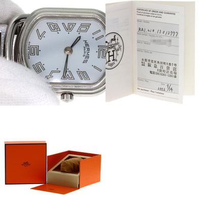 HERMES Arceau New Buckle Watches AR1.210 Stainless Steel/Stainless Steel Ladies