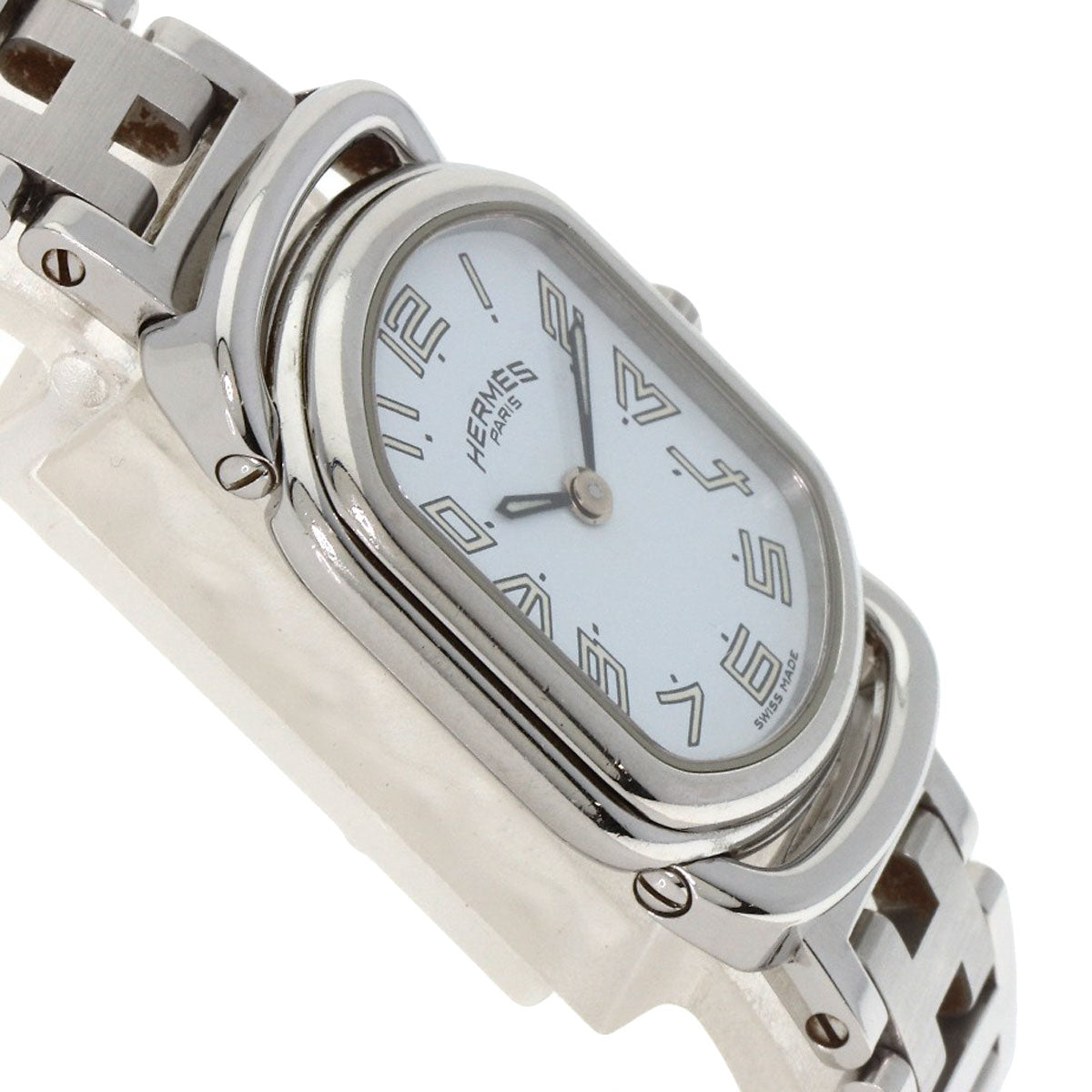 HERMES Arceau New Buckle Watches AR1.210 Stainless Steel/Stainless Steel Ladies