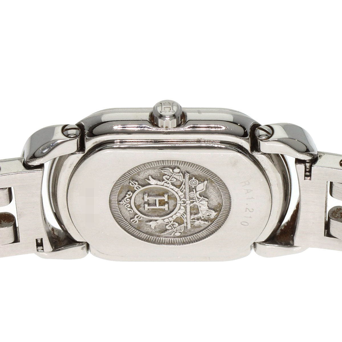 HERMES Arceau New Buckle Watches AR1.210 Stainless Steel/Stainless Steel Ladies