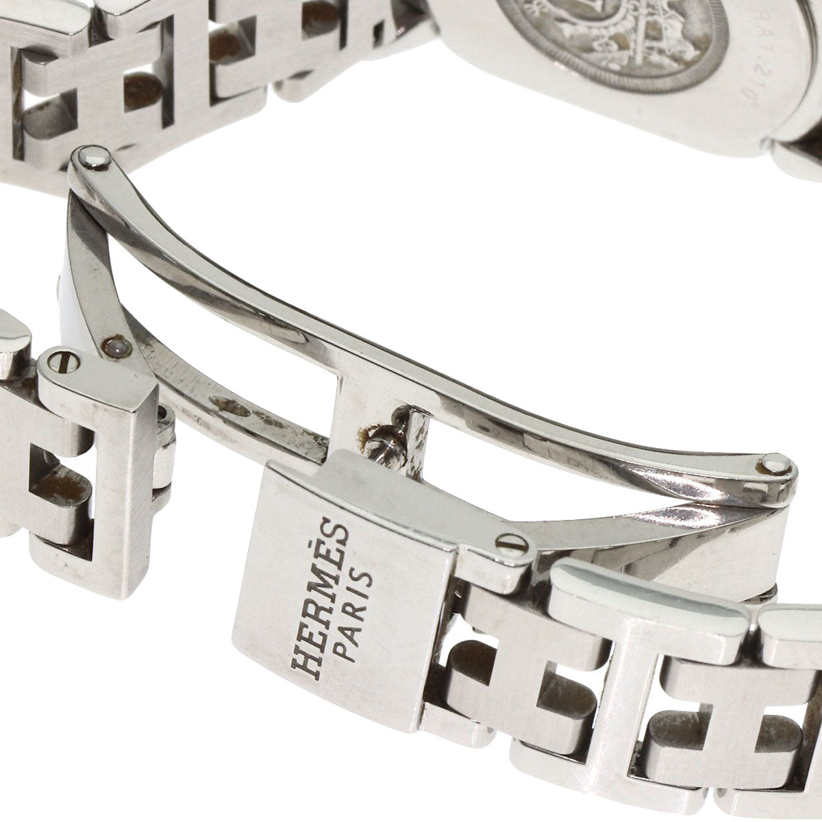 HERMES Arceau New Buckle Watches AR1.210 Stainless Steel/Stainless Steel Ladies