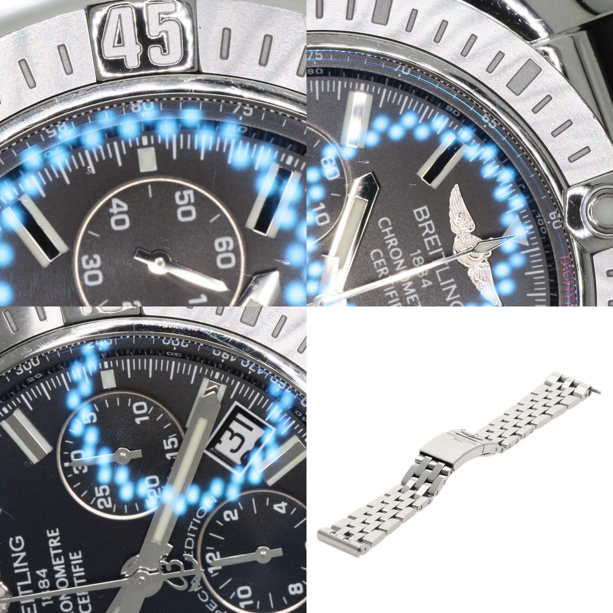 BREITLING Chronomat 44 Japan limited model Watches A001B-1PA Stainless Steel/Rubber mens