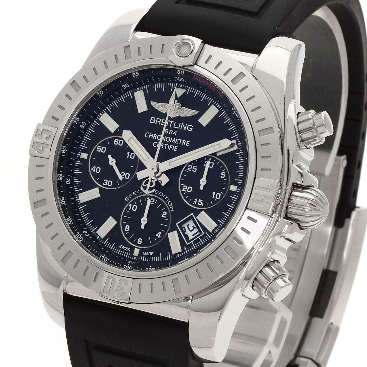 BREITLING Chronomat 44 Japan limited model Watches A001B-1PA Stainless Steel/Rubber mens
