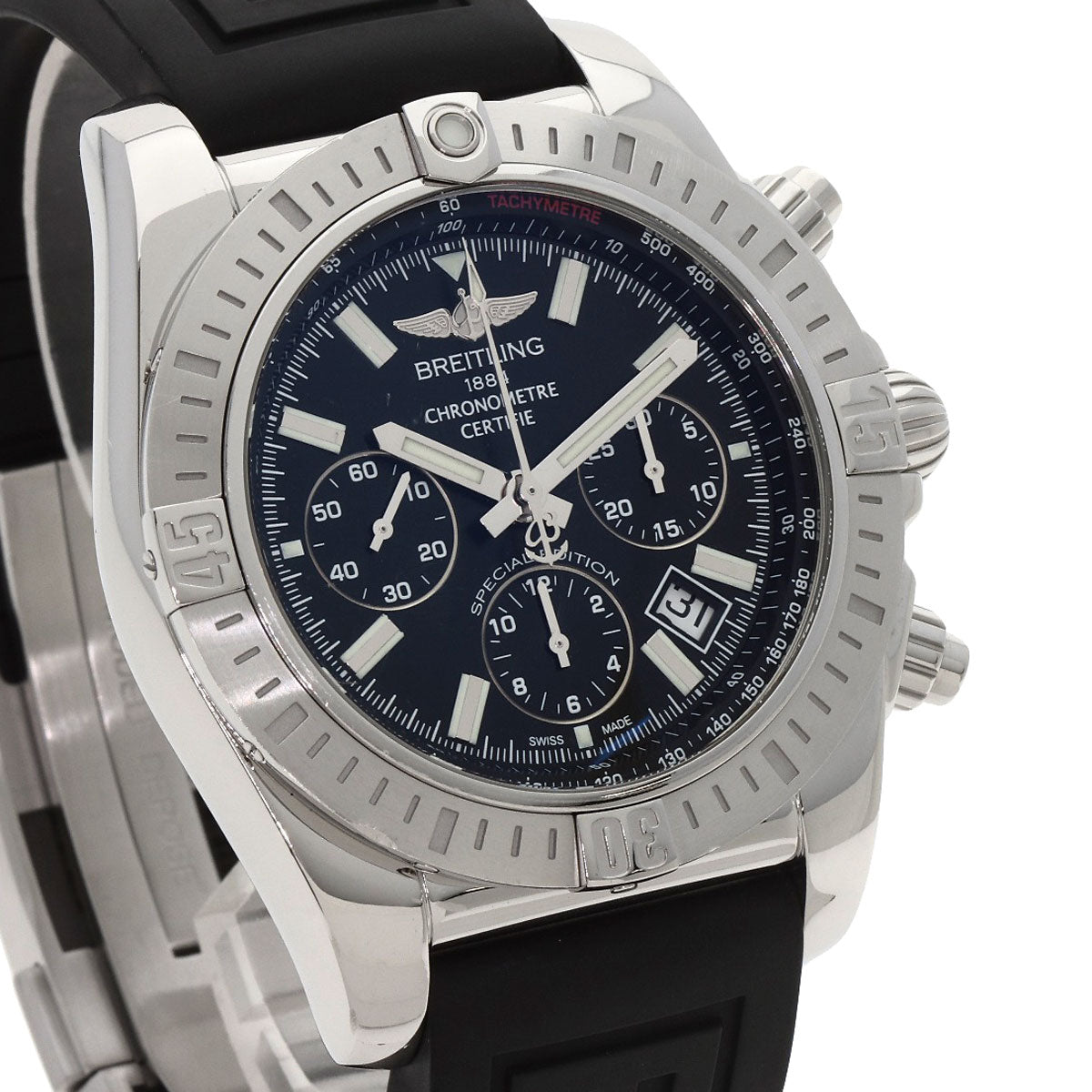 BREITLING Chronomat 44 Japan limited model Watches A001B-1PA Stainless Steel/Rubber mens