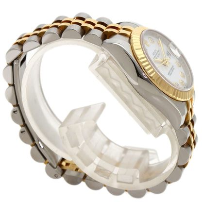 ROLEX DATEJUST 10P Diamond Watches 179173G Stainless Steel/SSxK18YG Ladies